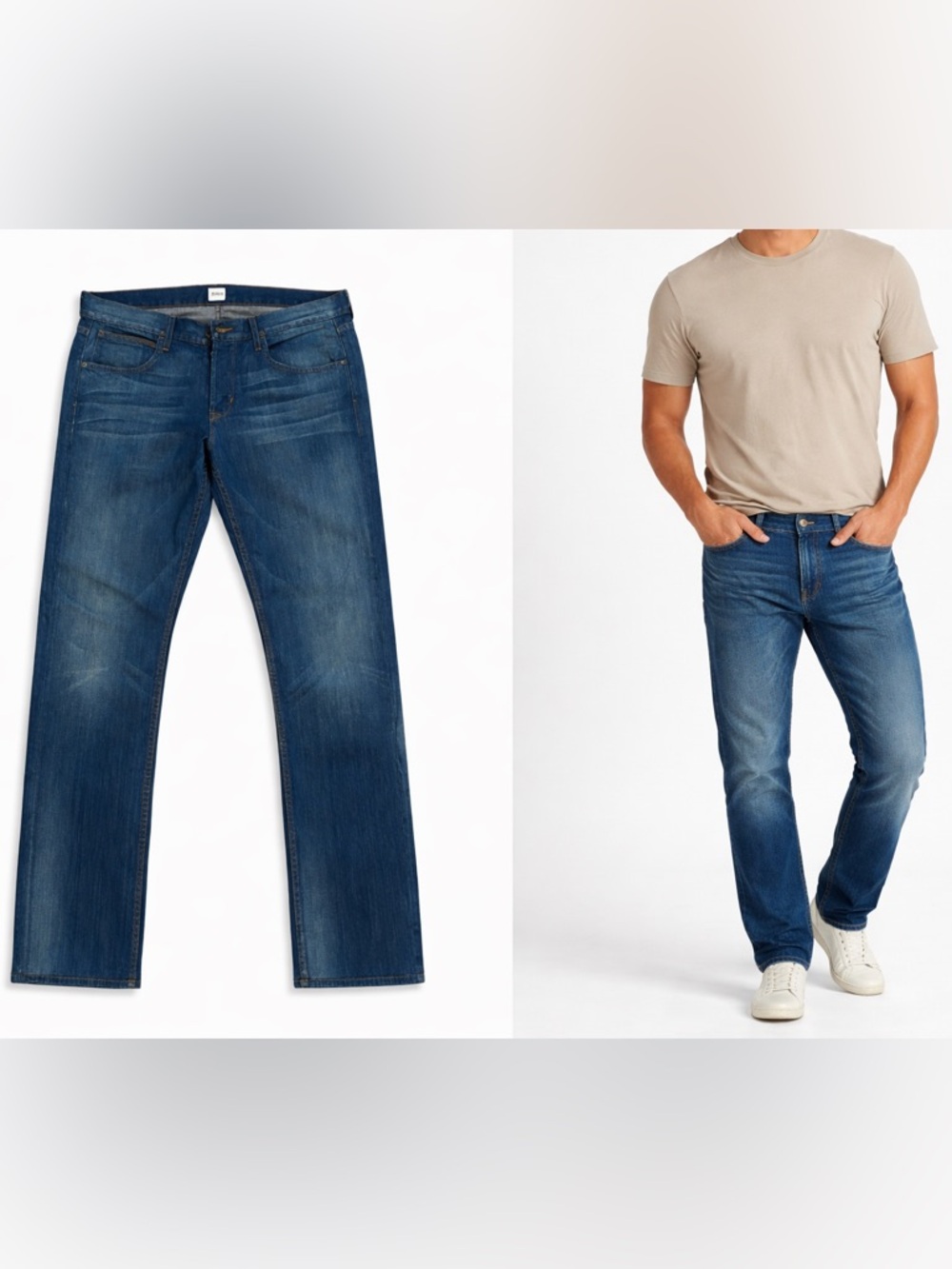 Hudson Men's Classic Straight Fit Jeans